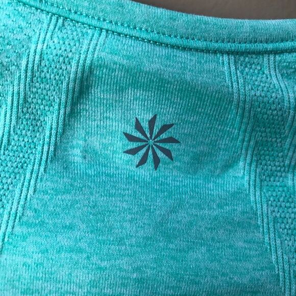 ATHLETA WOMENS FASTEST TRACK TOP SMALL GREEN ACTIVEWEAR WORKOUT LONG SLEEVE YOGA - Picture 5 of 8